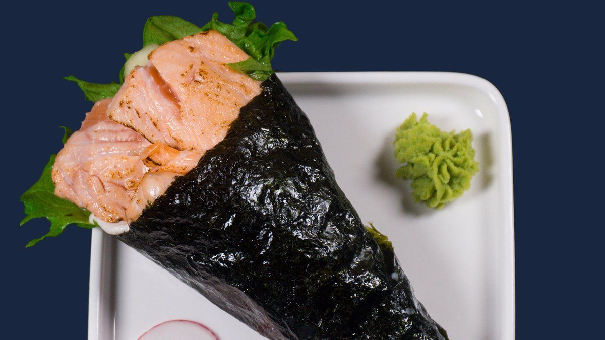 Grill Salmon Temaki