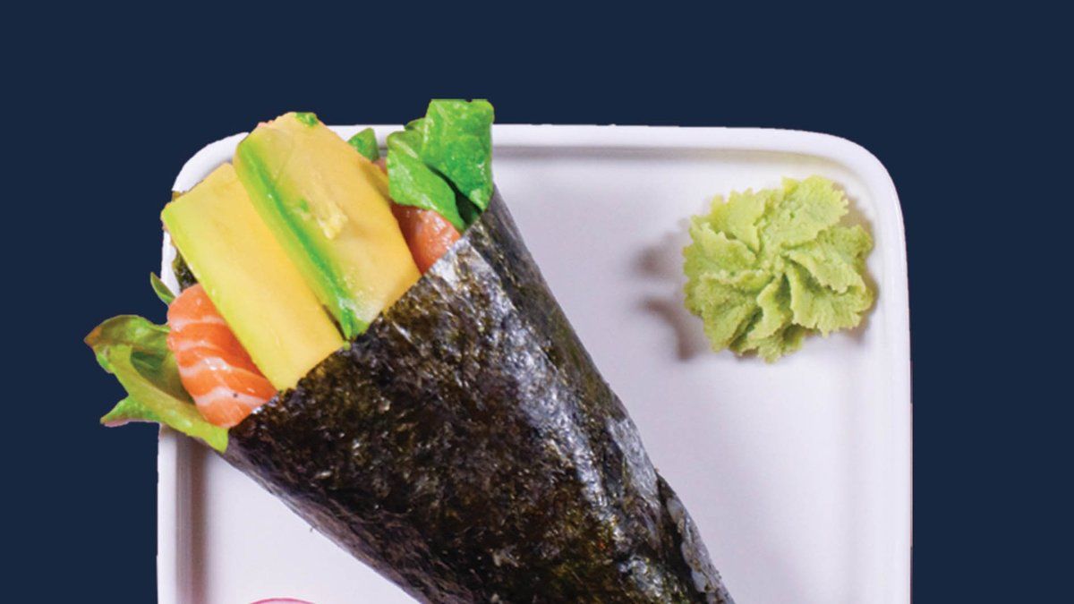 Salmon Avocado Temaki