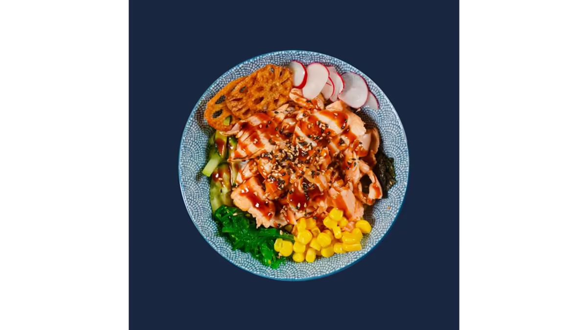 Grill Salmon Sushi Bowl