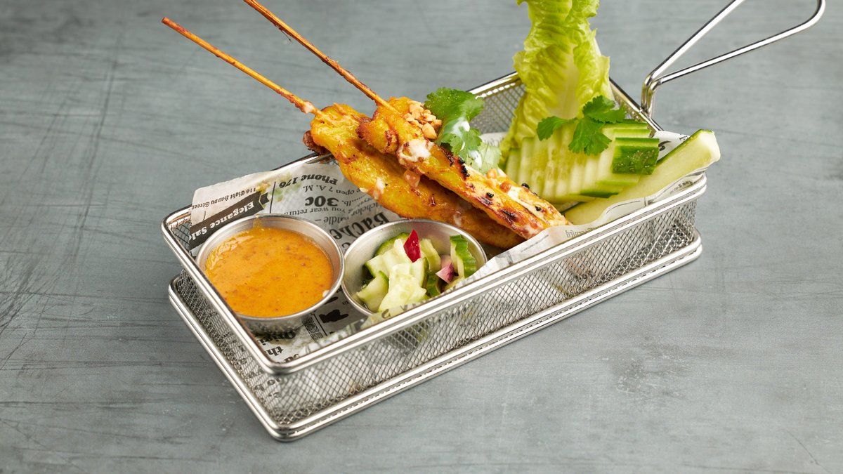 5. Classic Thai Chicken Satay (N)