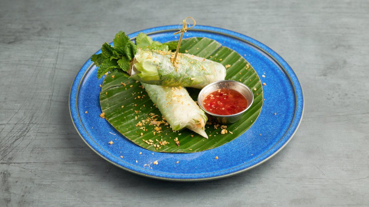 10. Po Pia Sod Gung Klua Prik Thai (2 pcs) (S)