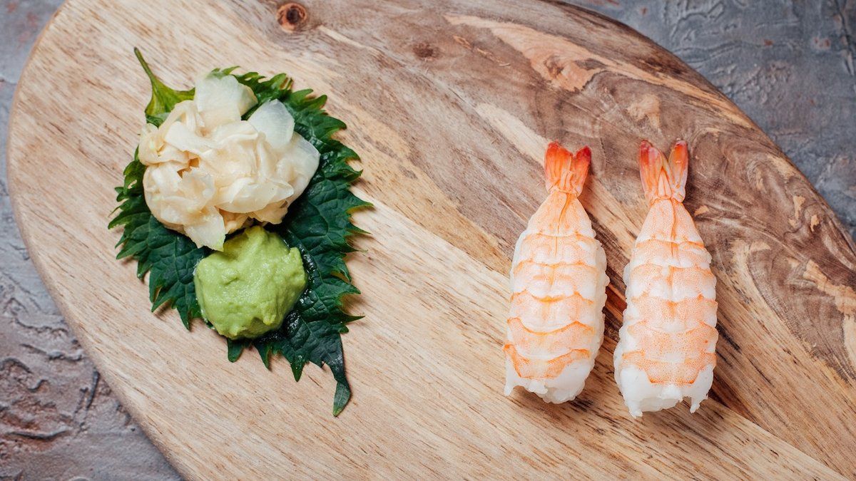Ravunpyrstö nigiri