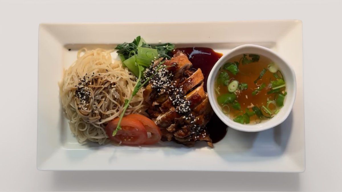 39. Bamee Kai Yang Sod Teriyaki