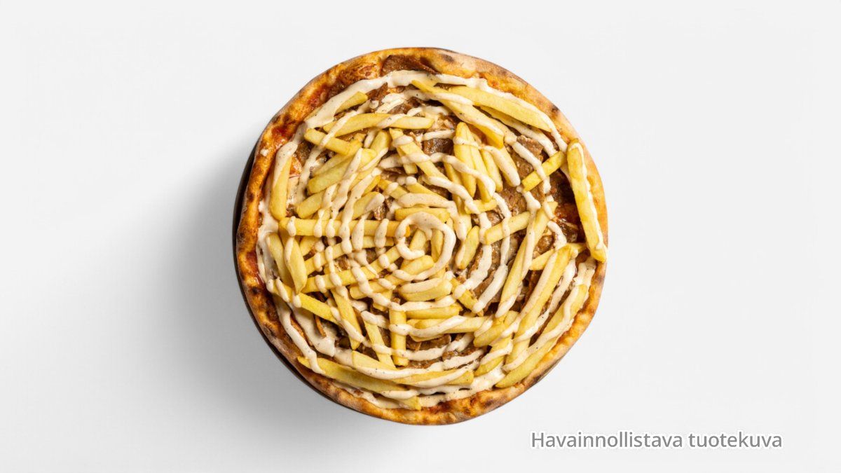 Fries perhepizza