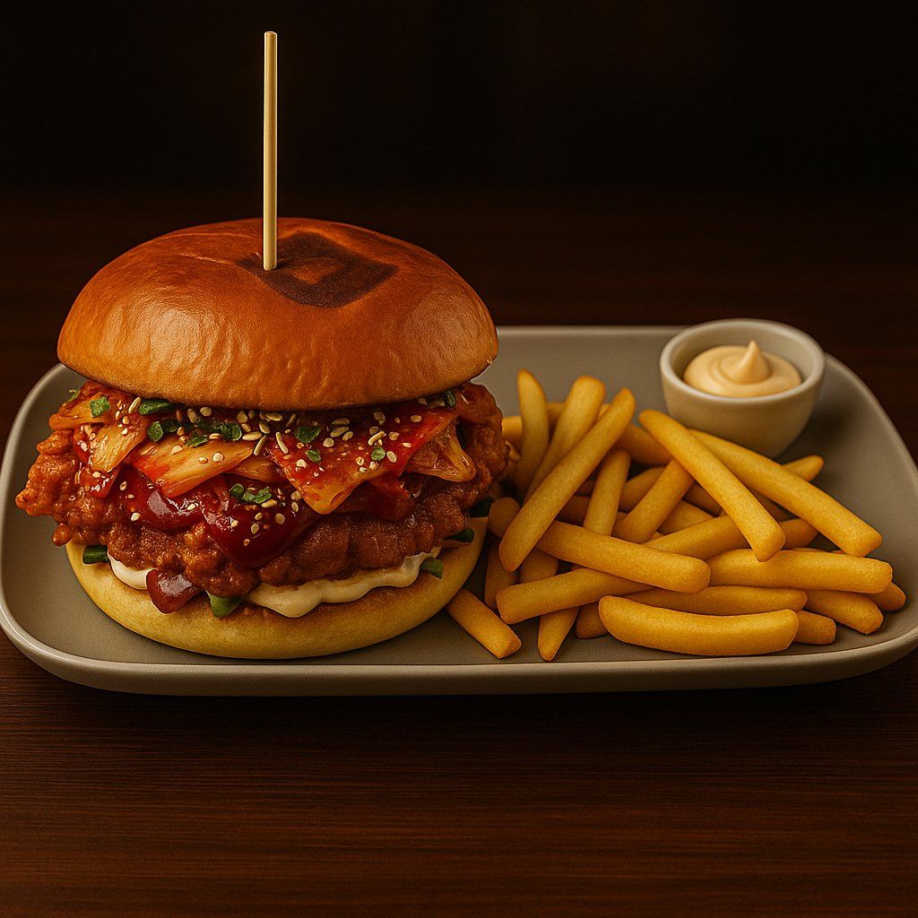 Spicy Korean Burger