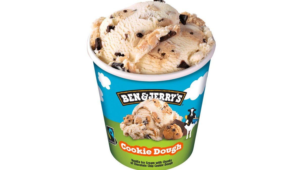 Ben & Jerry's Cookie Dough Vanilja Jäätelö 465ml/406g