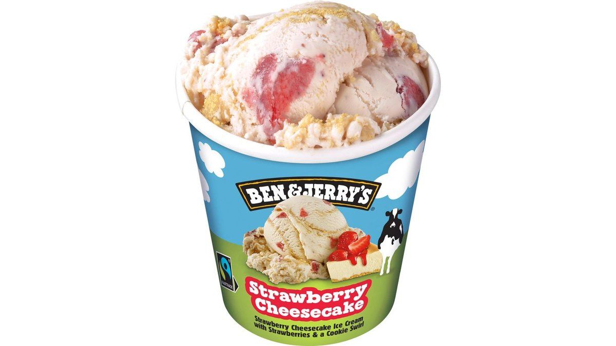 Ben & Jerry's Strawberry Cheesecake Jäätelö 465ml/416g