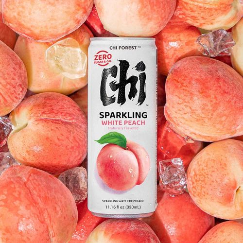CHI FOREST Sparkling Water White Peach 330ml