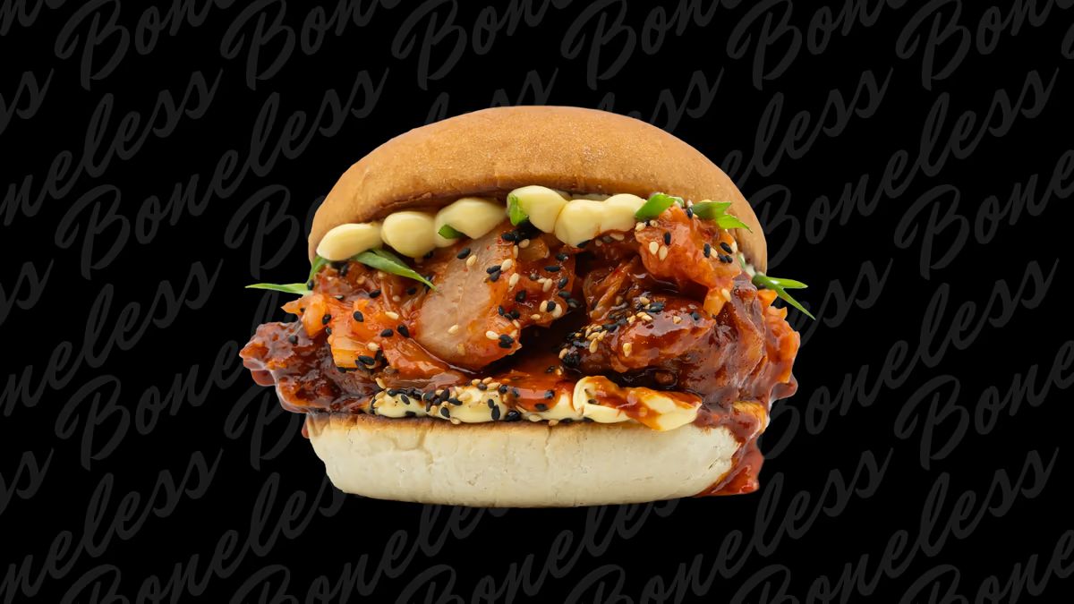 Spice Korean Chicken Burger