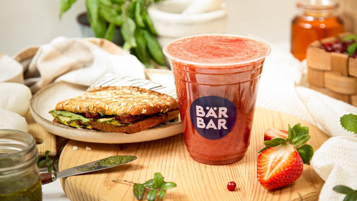 Smoothie + M-koon sandwich