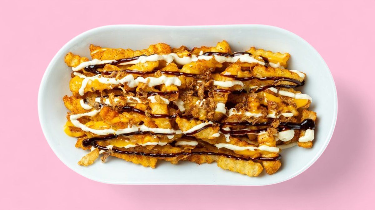 Triple Drizzle Fries + 0,33L Soft Drink