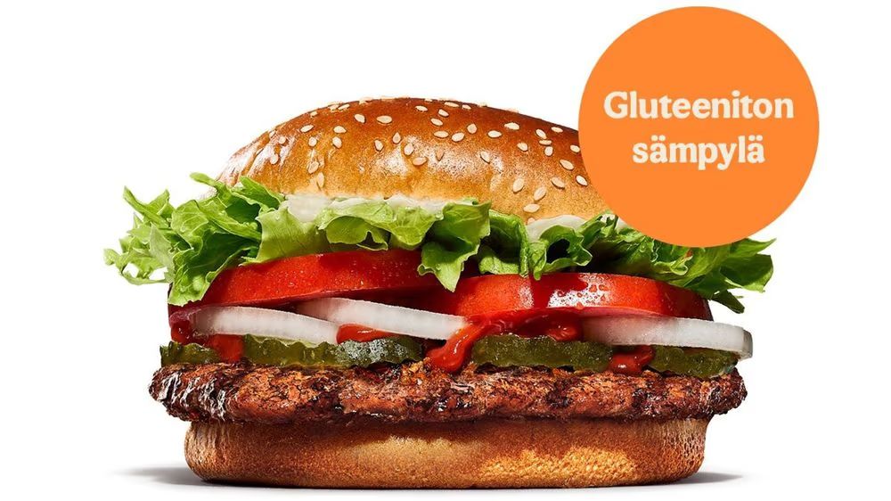 WHOPPER® gluteenittomalla sämpylällä