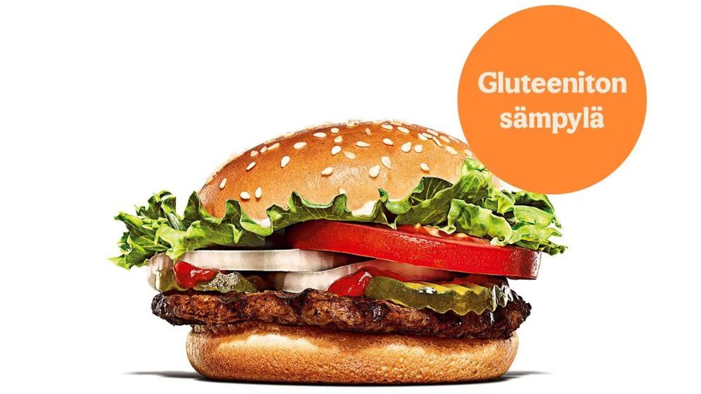 WHOPPER® Jr. gluteenittomalla sämpylällä