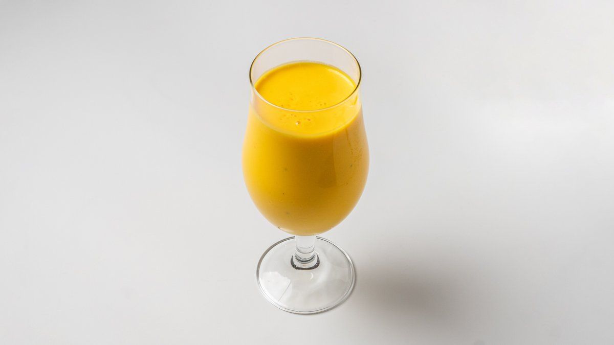 Vegan Mango Lassi at Camp Mount